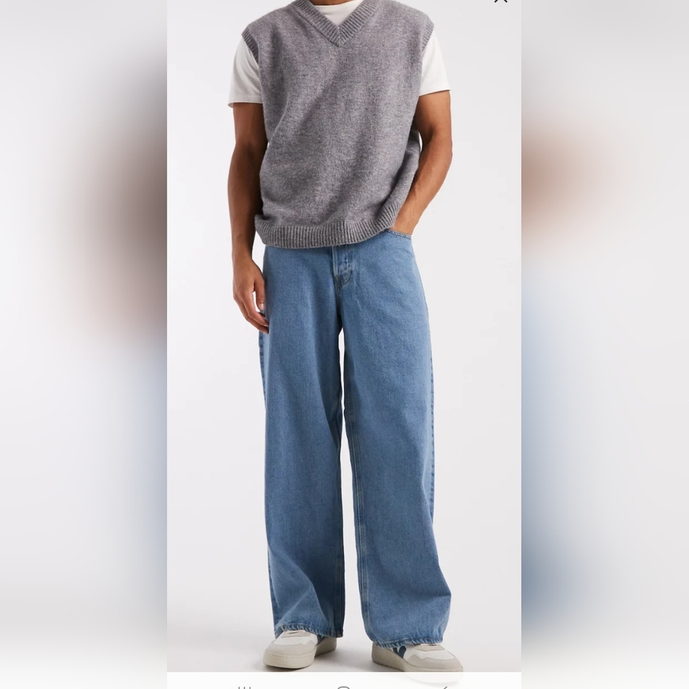 Jack and Jones Light Blue Baggy Jeans
